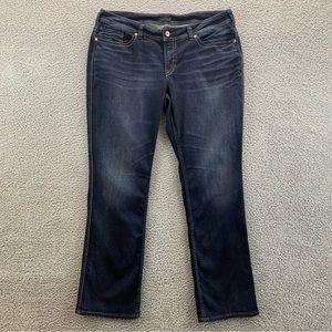 Silver Jeans Suki Mid Rise Slim Bootcut Women's Jeans Plus Size:  18